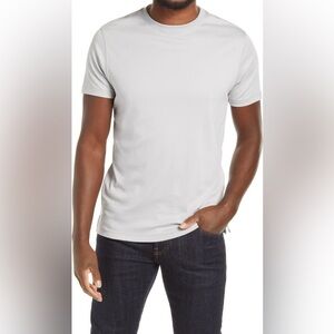 NWOT Robert Barakett Georgia 100% Pima Cotton T-Shirt in Chalk